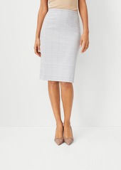 Ann Taylor The Pencil Skirt in Plaid