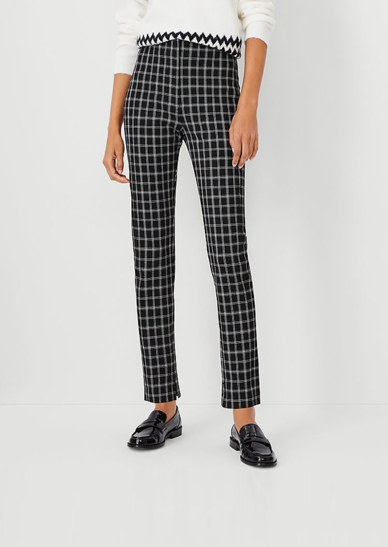 Ann Taylor The Petite Audrey Pant in Check