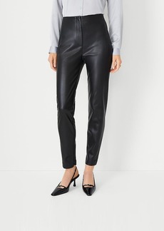 Ann Taylor The Petite Audrey Pant in Faux Leather