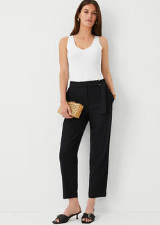 Ann Taylor The Petite Belted Ankle Pant