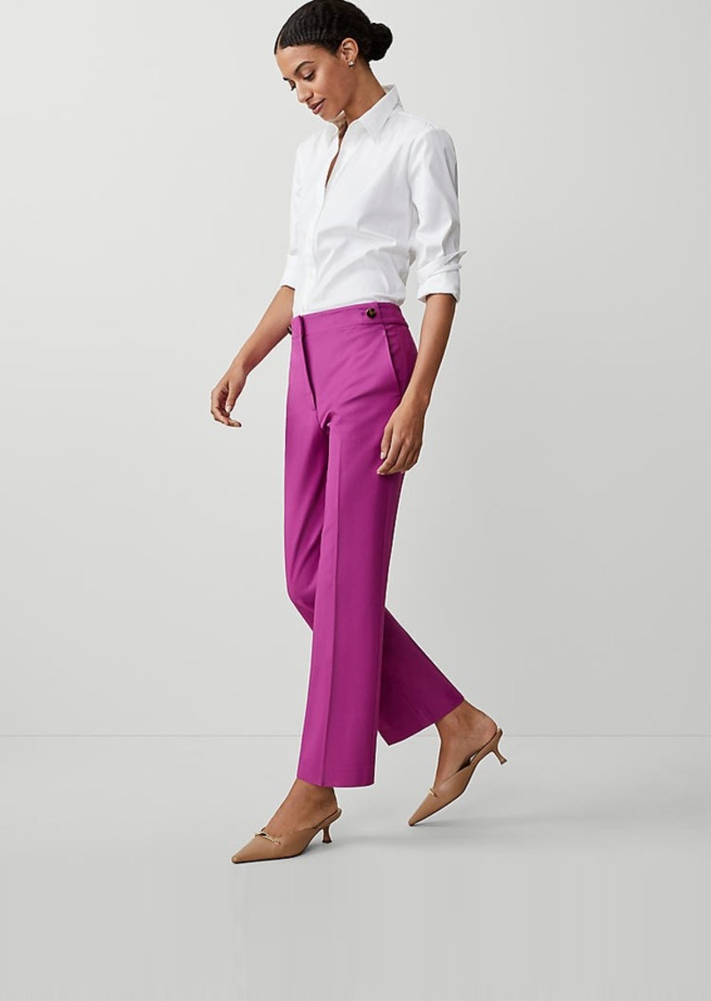 Ann Taylor The Petite Button Pencil Pant in Twill