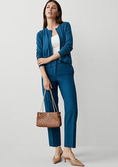 Ann Taylor The Petite Button Pencil Pant in Twill