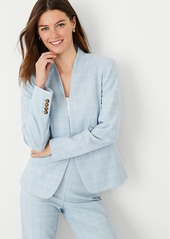 Ann Taylor The Petite Cutaway Blazer in Windowpane