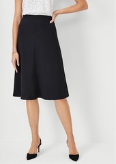 Ann Taylor The Petite Flare Skirt in Fluid Crepe