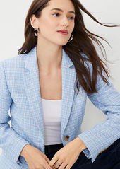 Ann Taylor The Petite Greenwich Blazer in Tweed