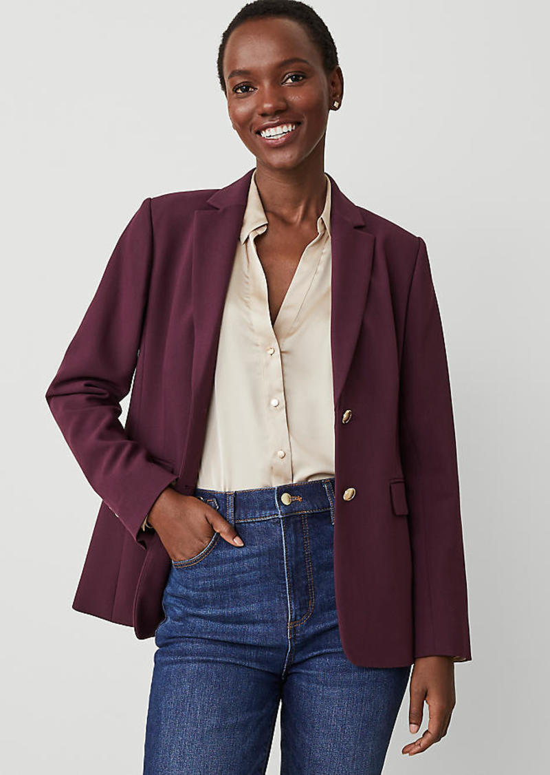 Ann Taylor The Petite Greenwich Blazer in Twill