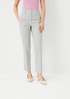 Ann Taylor The Petite High Rise Ankle Pant in Plaid
