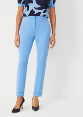 Ann Taylor The Petite High Rise Eva Ankle Pant in Double Knit - Curvy Fit