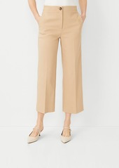 Ann Taylor The Petite High Rise Kate Wide Leg Crop Pant in Texture - Curvy Fit