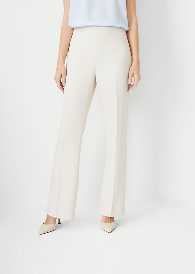 Ann Taylor The Petite Side Zip Trouser Pant in Fluid Crepe