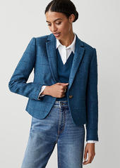 Ann Taylor The Petite Newbury Blazer in Tweed