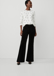 Ann Taylor The Petite Patch Pocket Corduroy Flare Pant