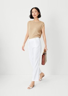 Ann Taylor The Petite Pencil Sailor Pant in Linen Twill
