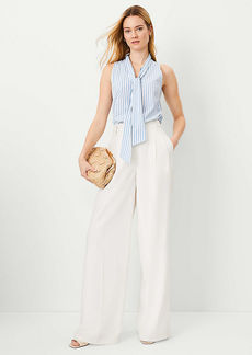 Ann Taylor The Petite Pleated Wide Leg Pant