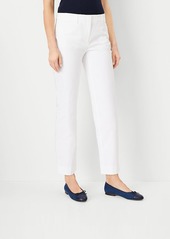 Ann Taylor The Petite Relaxed Cotton Ankle Pant
