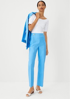 Ann Taylor The Petite Pencil Sailor Pant in Linen Twill