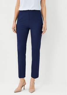 Ann Taylor The Petite Side Zip Ankle Pant in Bi-Stretch - Curvy Fit