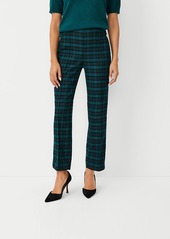 Ann Taylor The Petite Side Zip Pencil Pant in Plaid