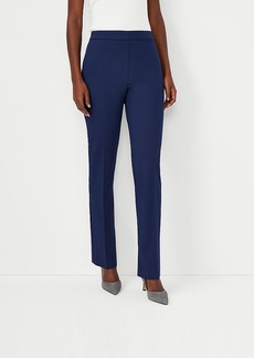 Ann Taylor The Petite Side Zip Straight Pant in Bi-Stretch