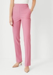 Ann Taylor The Petite Side Zip Straight Pant in Bi-Stretch