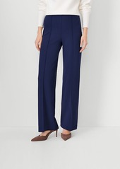 Ann Taylor The Petite Side Zip Straight Pant in Twill
