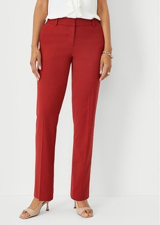 Ann Taylor The Petite Straight Pant in Lightweight Weave - Curvy Fit