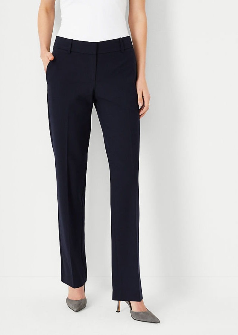 Ann Taylor The Petite Straight Pant in Seasonless Stretch