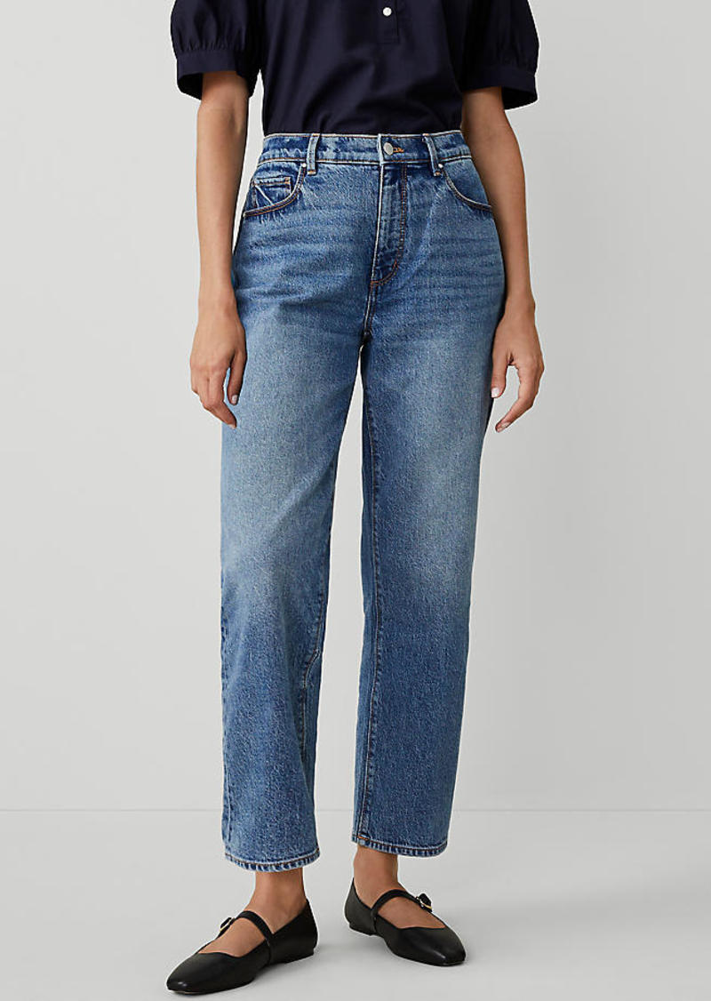 Ann Taylor The Petite Straight Leg Jean - Curvy Fit