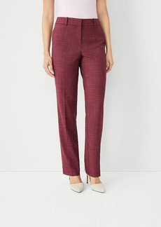 Ann Taylor The Petite Sophia Straight Pant in Cross Weave - Curvy Fit