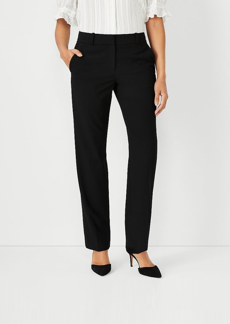 Ann Taylor The Petite Straight Pant In Seasonless Stretch - Classic Fit