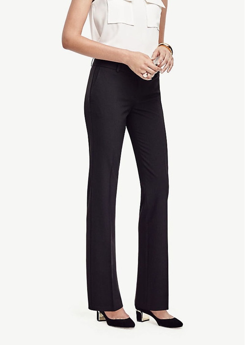 Ann Taylor The Petite Straight Pant in Seasonless Stretch - Curvy Fit