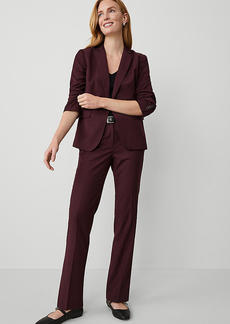 Ann Taylor The Petite Straight Pant in Wool Blend Stretch