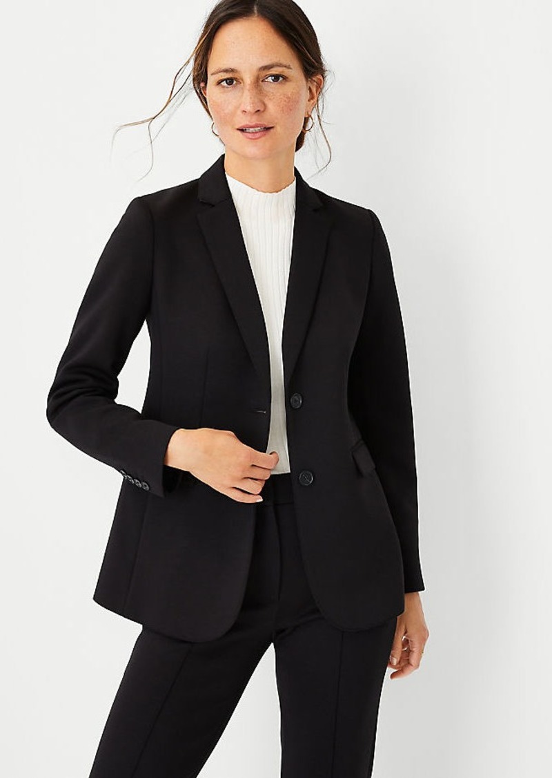 Ann Taylor The Petite Two Button Blazer in Double Knit