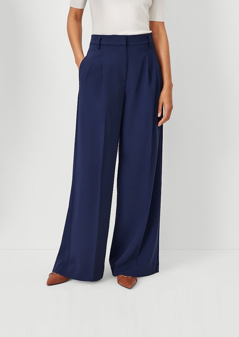 Ann Taylor The Pleated Wide Leg Pant