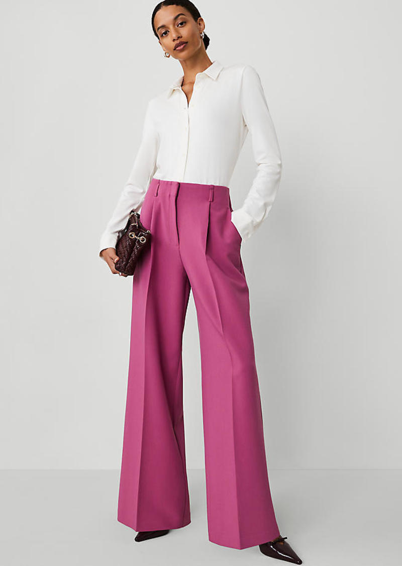 Ann Taylor The Pleated Wide Leg Pant