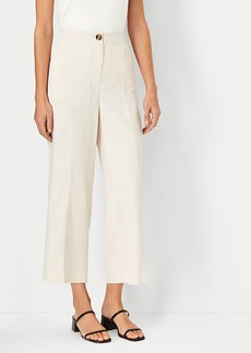 Ann Taylor The Seamed Straight Crop Pant in Stripe