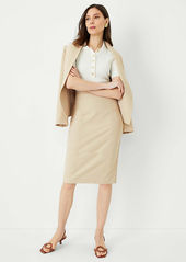 Ann Taylor The Seamed Pencil Skirt in Bi-Stretch