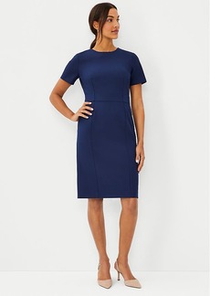 Ann Taylor The Short Sleeve Sheath Dress in Bi-Stretch