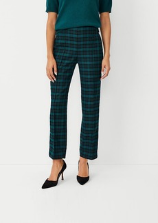 Ann Taylor The Side Zip Pencil Pant in Plaid