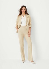 Ann Taylor The Side Zip Straight Pant in Bi-Stretch