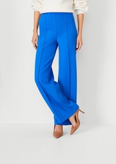 Ann Taylor The Side Zip Straight Pant in Twill