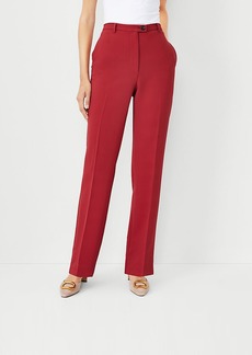 Ann Taylor The Slim Straight Pant in Fluid Crepe