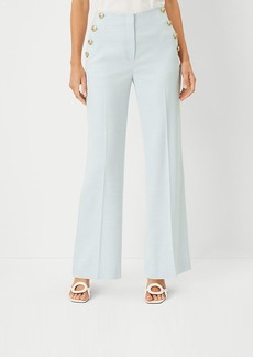 Ann Taylor The Straight Sailor Pant in Crosshatch - Curvy Fit