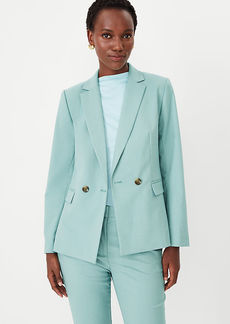 Ann Taylor The Tailored Double Breasted Blazer in Texture