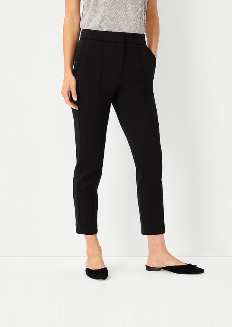 Ann Taylor The Tall Pintucked Ankle Pant in Double Knit