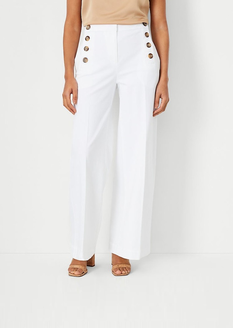 Ann Taylor The Wide Leg Sailor Pant in Chino