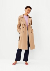 Ann Taylor Tipped Twill Trench Coat