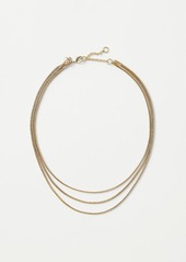 Ann Taylor Triple Strand Delicate Necklace