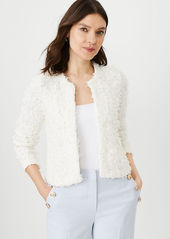 Ann Taylor Tweedy Stitched Jacket