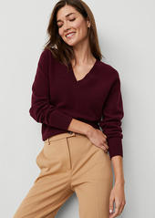 Ann Taylor Cashmere V-Neck Sweater